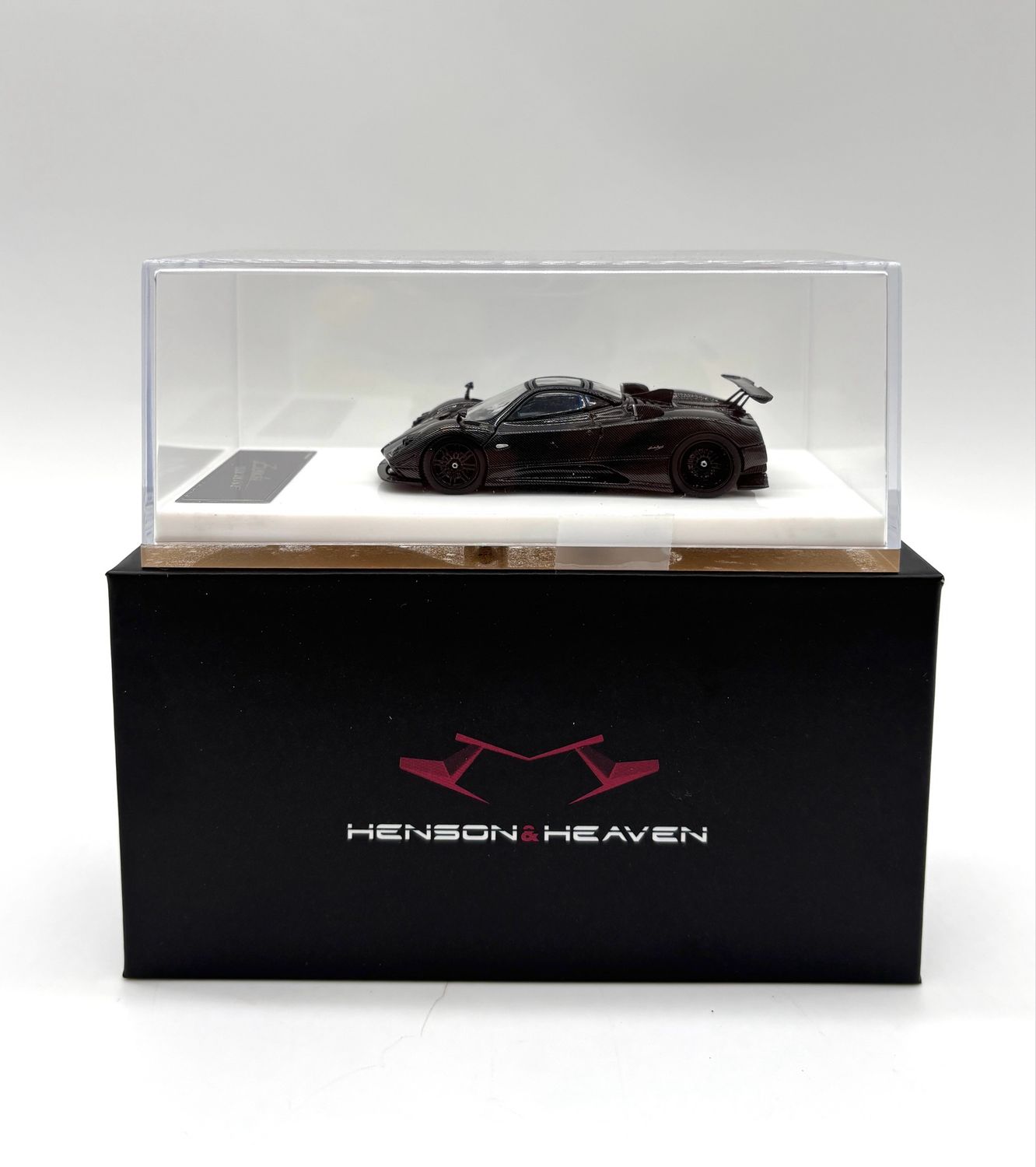 Henson &amp; Heaven 1/64 Pagani Zonda Tricolore Black