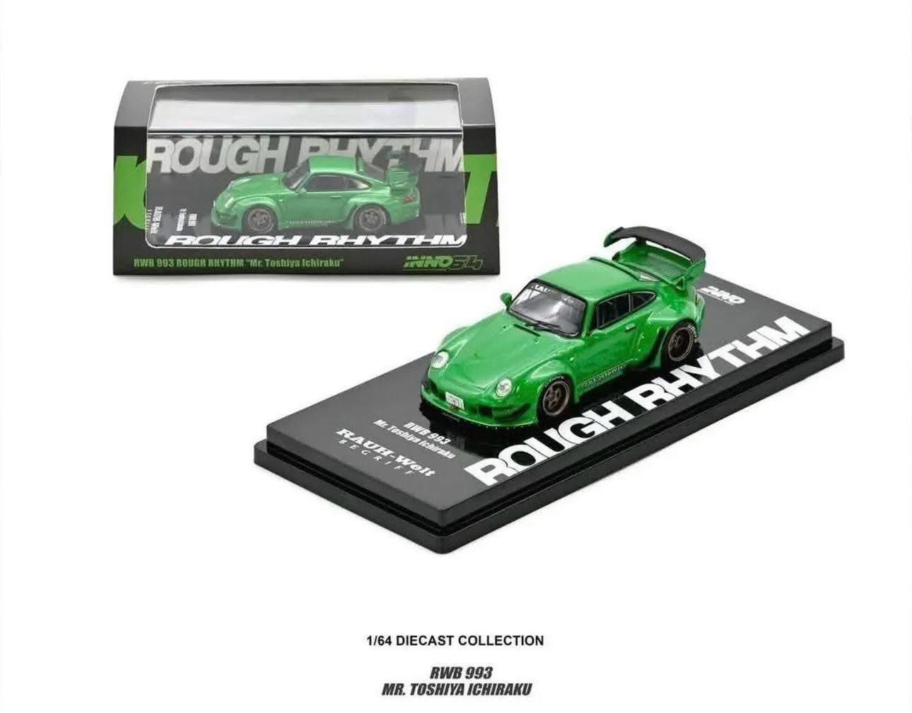 [PREORDER] INNO64 RWB 993 Rough Rhythm “Toshiya Ichiraku” Green | 2026 Cool Car Show