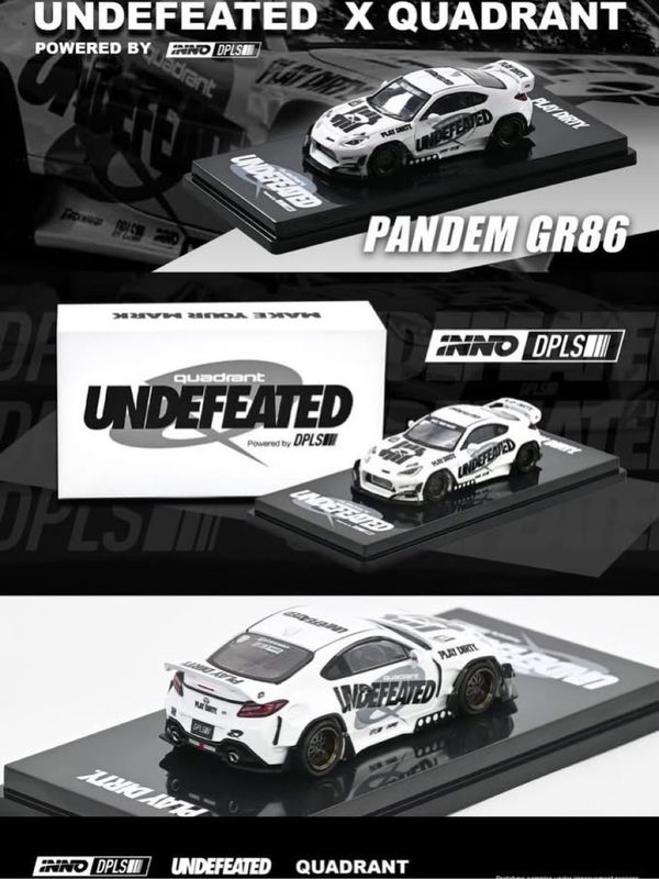 [PREORDER] INNO64 x DPLS Toyota GR86 “Play Dirty” White | 2026 GT SHOW