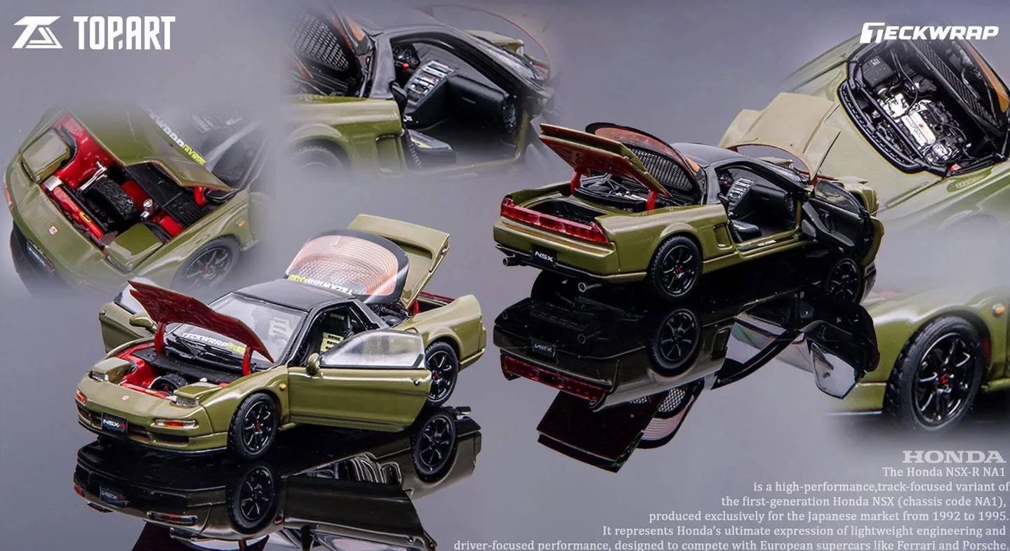 [PREORDER] TopArt Honda NSX-R NA1 Olive Green | 2026 Cool Car Show