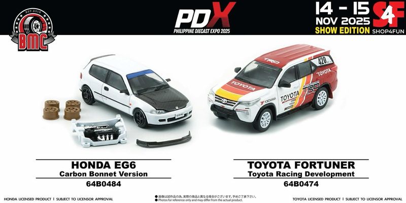 BMC Models Toyota Fortuner TRD | 2025 Philippines Diecast Expo