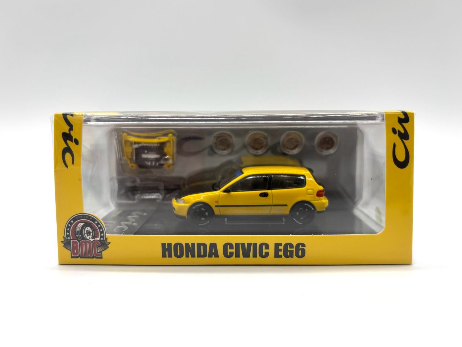 BMC Models Honda Civic EG6 Yellow | 2025 Tokyo Auto Salon Hong Kong