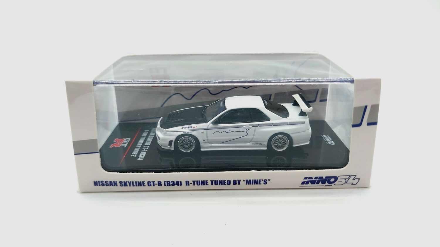 INNO64 Nissan Skyline GT-R (R34) R-Tune Tuned By "MINE’S" White