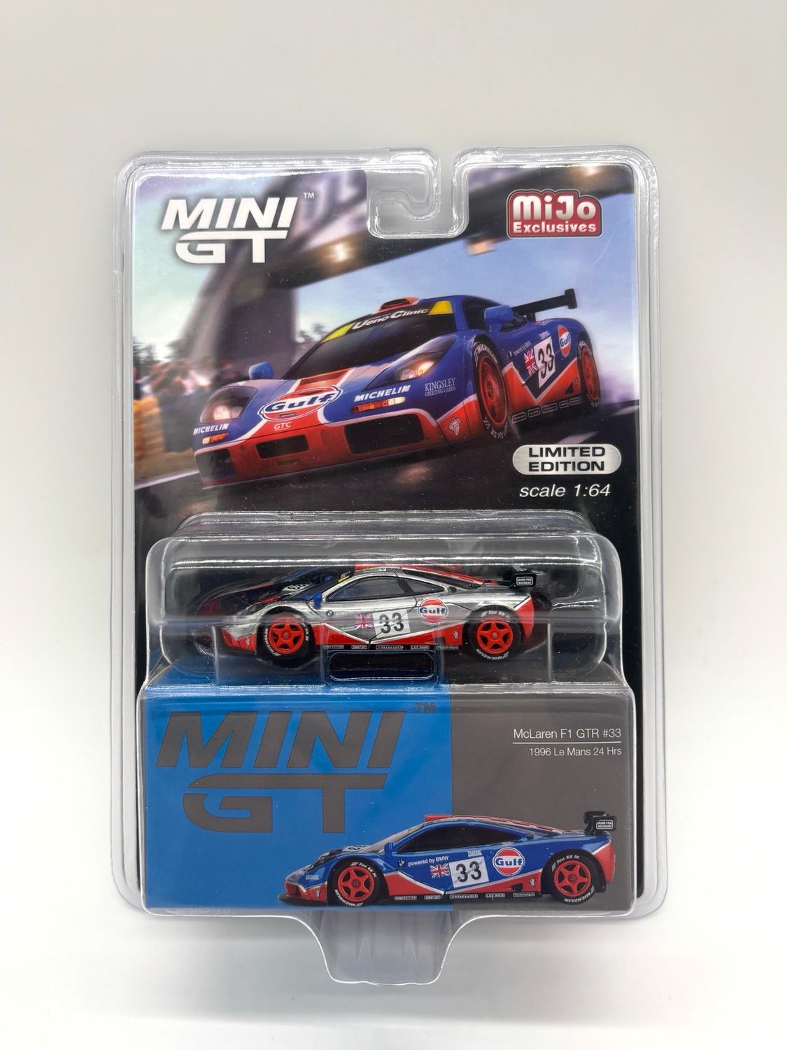 #723 MINI GT McLaren F1 GTR #33 1996 Le Mans 24 Hrs