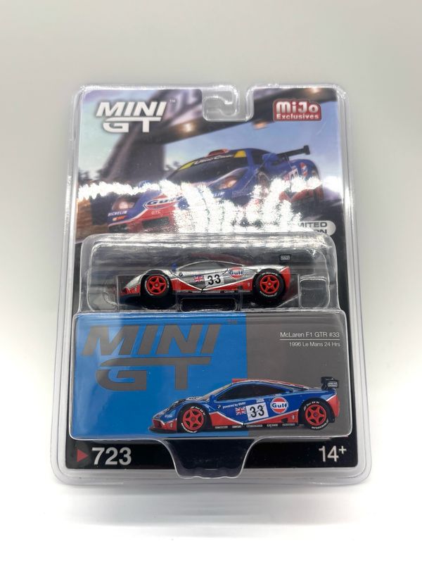 #723 MINI GT McLaren F1 GTR #33 1996 Le Mans 24 Hrs Blister Chase