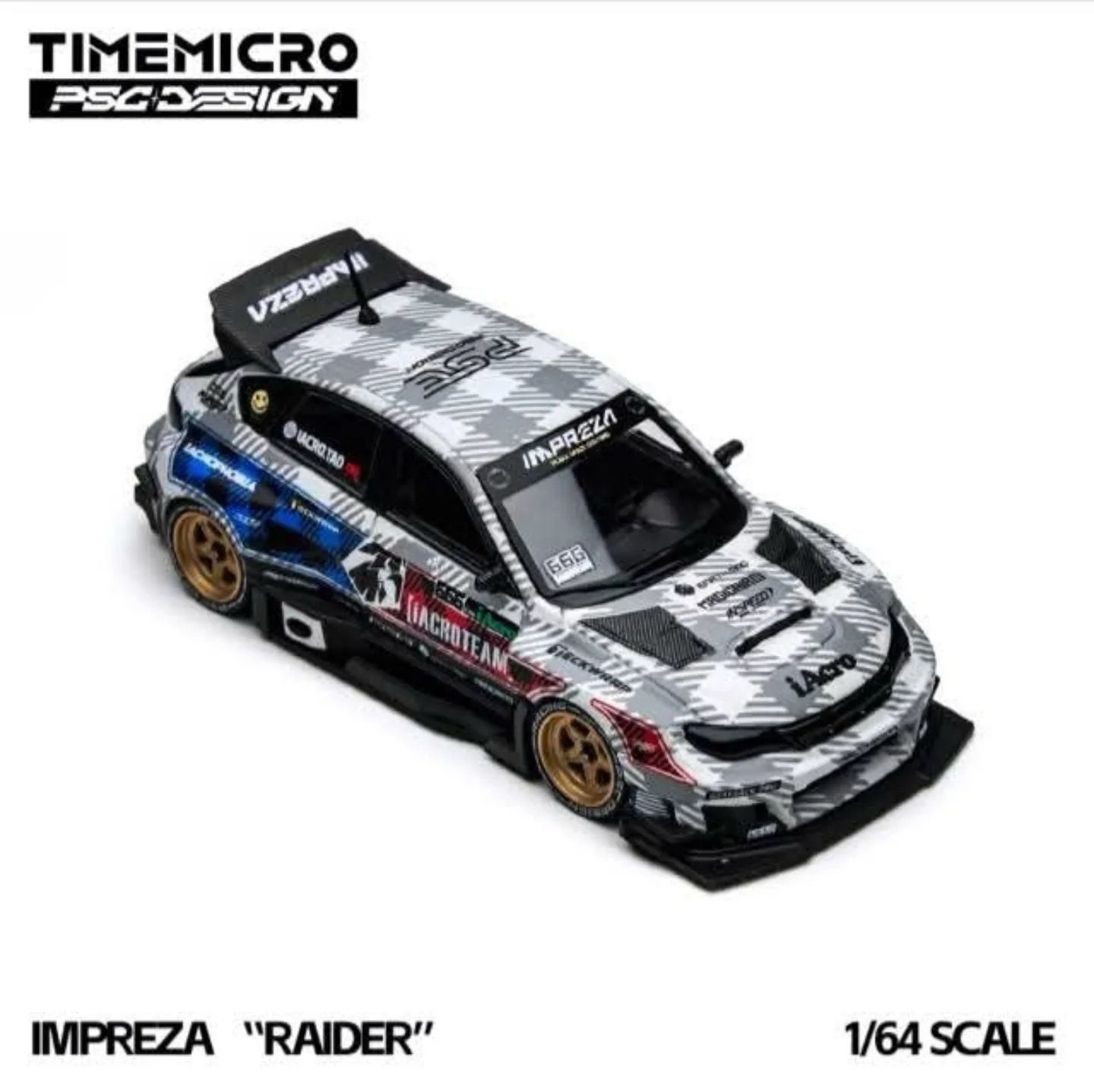 Time Micro PSC Design x iACRO Team 1/64 Subaru Impreza “Raider