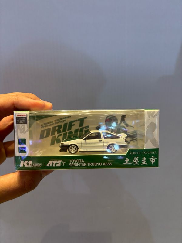 ATS Model x Keiichi Tsuchiya Toyota Sprinter Trueno AE86 with Signature Card | 2026 GT Show