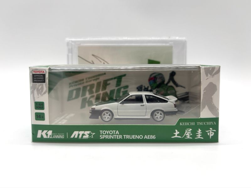 ATS Model x Keiichi Tsuchiya Toyota Sprinter Trueno AE86 with Signature Card | 2026 GT Show