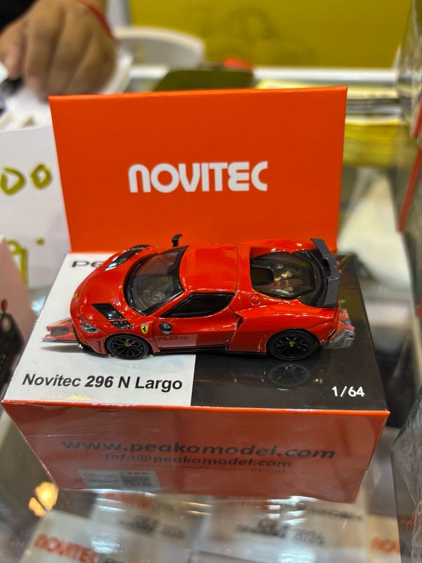 Peako Model 1/64 Novitec 296 N Largo Red | 2026 GT Show