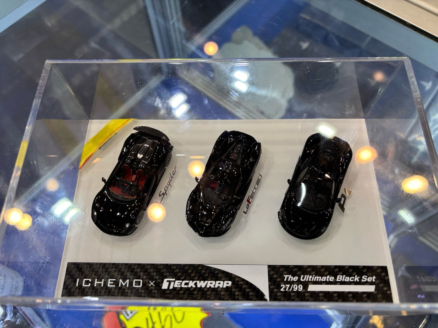 [PREORDER] ICHEMO x Teckwrap Resin The Ultimate Black Set Porsche 918 Spyder / LaFerrari / McLaren P1 | 2026 GT Show