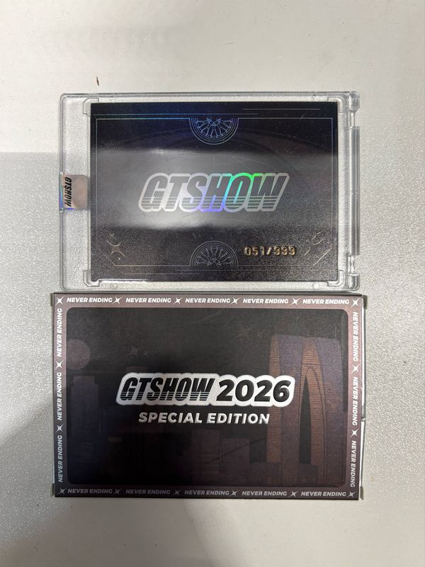 2026 GT Show VIP Exclusive Collectible Cards Random Design Assortments | Numbered /999