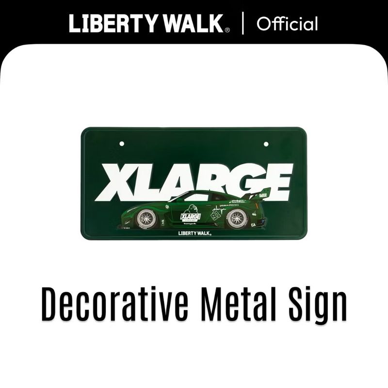 Liberty Walk X-LARGE Green Metal Plate Sign (16.5 x 33cm) Liberty Walk X-LARGE Green Metal Plate Sign (16.5 x 33cm)