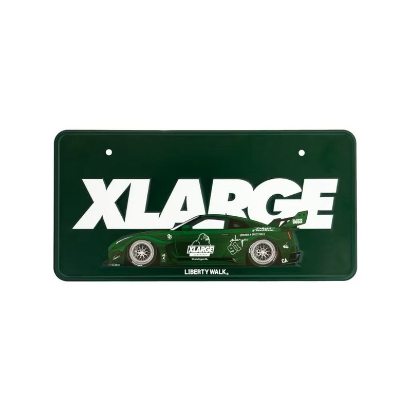 Liberty Walk X-LARGE Green Metal Plate Sign (16.5 x 33cm)