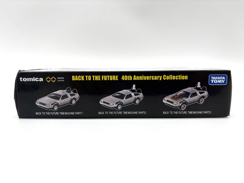 Tomica Premium Unlimited Back To The Future 40th Anniversary Collection