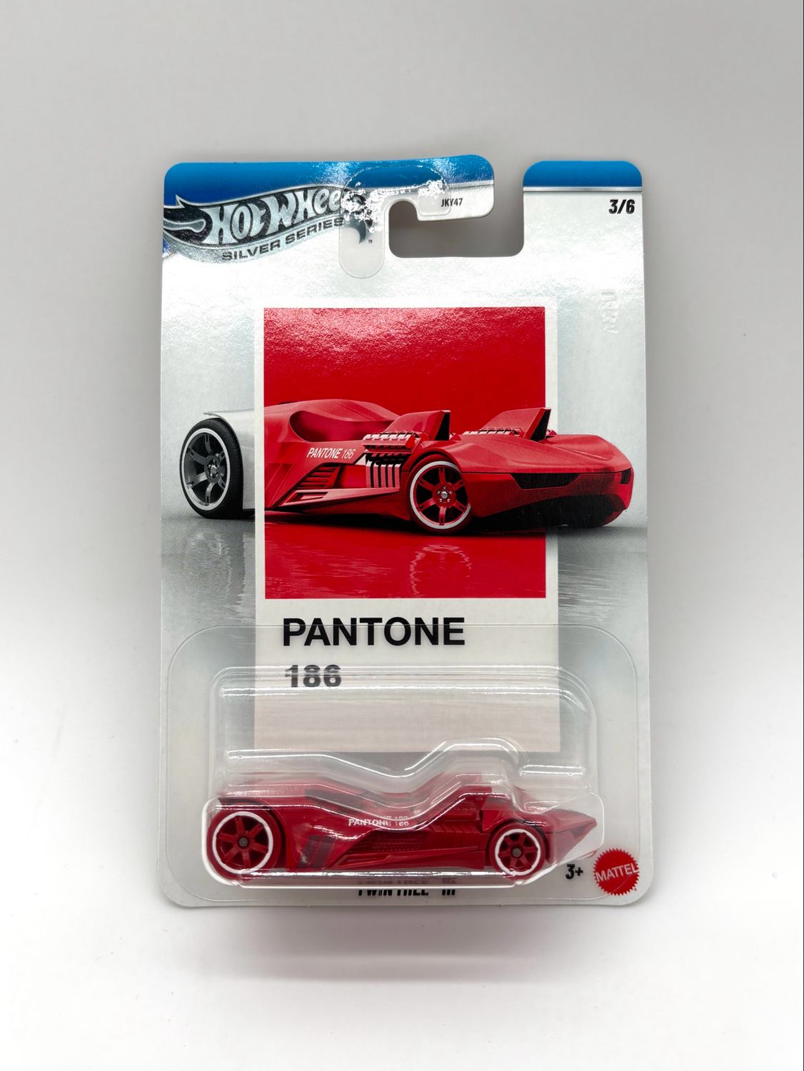 Hot Wheels Silver Series Pantone 186 Twin Mill III Red