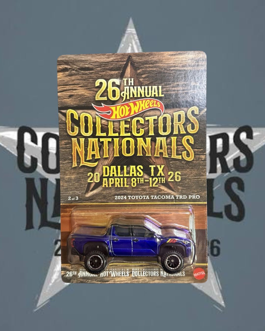 [PREORDER] Hot Wheels 2024 Toyota Tacoma TRD Pro Blue | 26th Annual Hot Wheels Collector Nationals