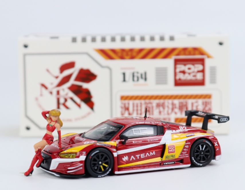 POP RACE Audi R8 LMS Eva RT Production Model-02 X Works R8 with Race Queen Figurine (PR64-R8LMS-EVA02) POP RACE Audi R8 LMS Eva RT Production Model-02 X Works R8 with Race Queen Figurine (PR64-R8LMS-EVA02)