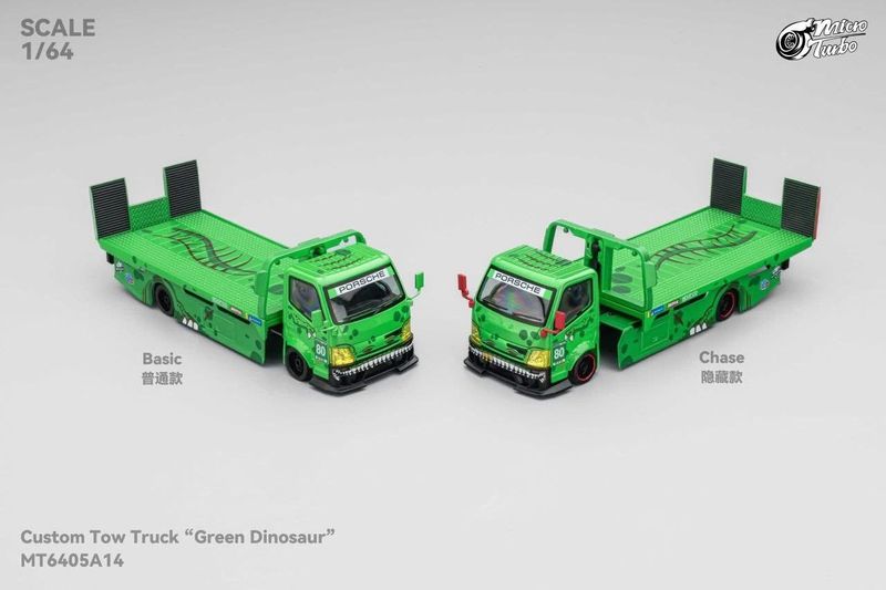 Mega Gear 1/64 300 Series II Custom Tow Truck Rexy Livery Green | Chance of Chase