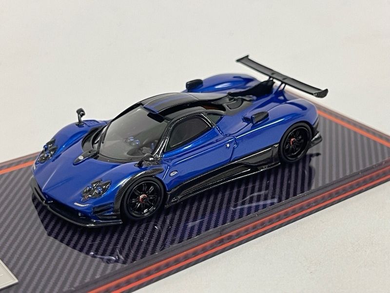 U2 1/64 Resin Model Pagani Zonda 760LH Metal Blue