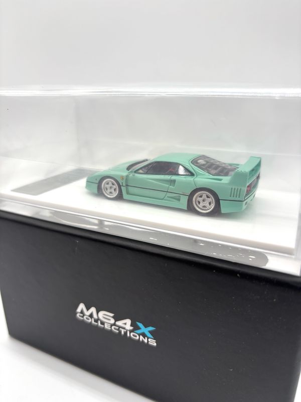 M64X Resin 1/64 Ferrari F40 Verde Pallido Edition
