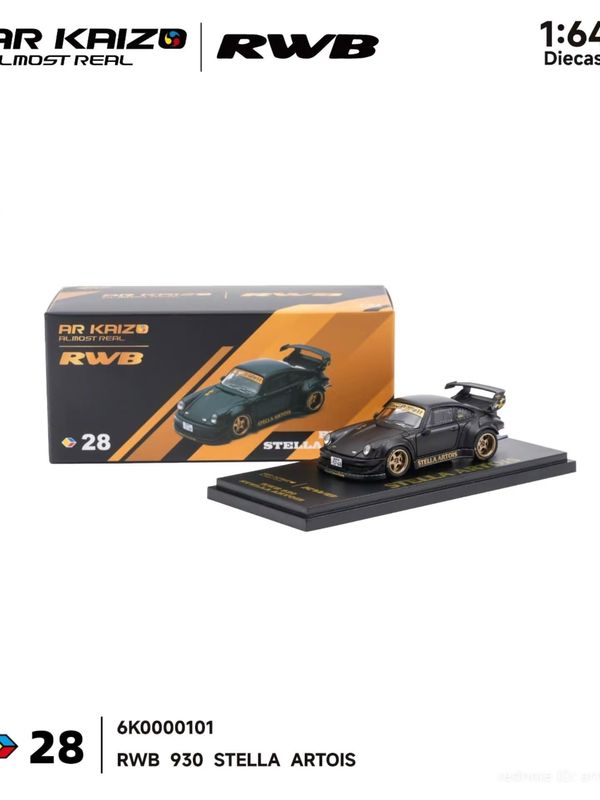 [PREORDER] AR Kaizo By Almost Real 1/64 RWB 930 Stella Artois Black | Chance of Chase | 2026 Hobby Expo China