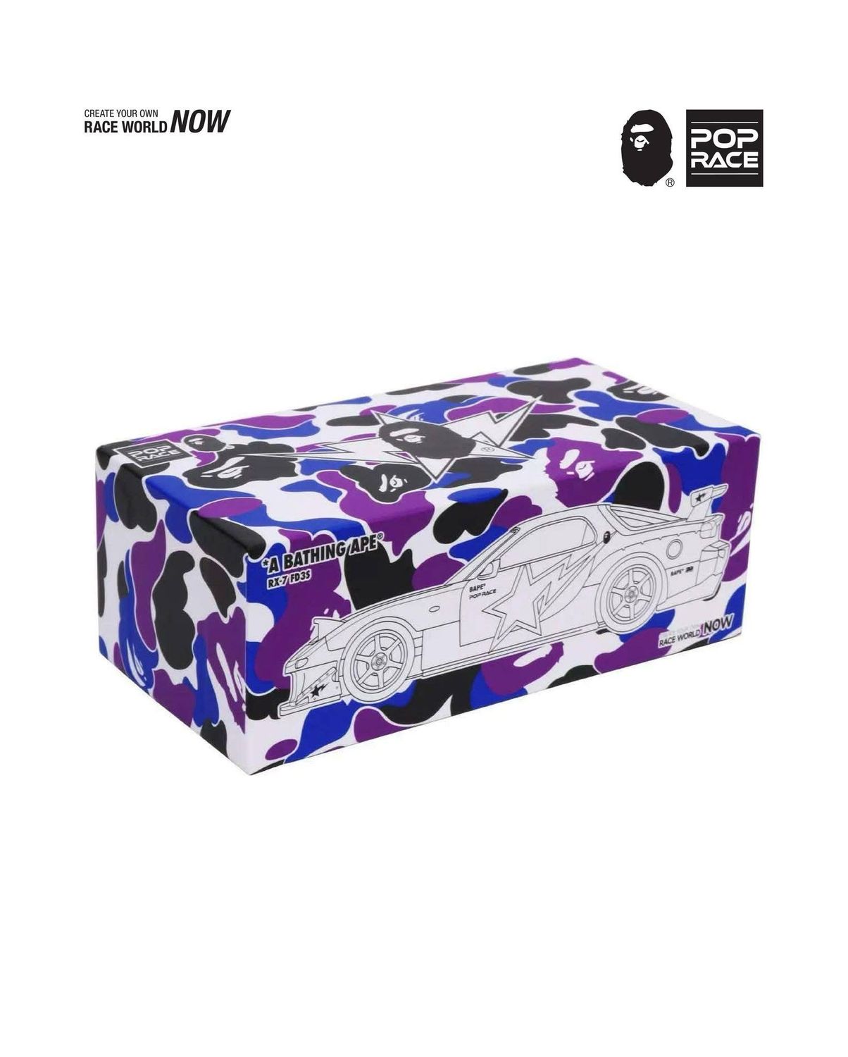 POP RACE x BAPE Mazda RX-7 FD3S Bathing Ape Hong Kong Store Exclusive