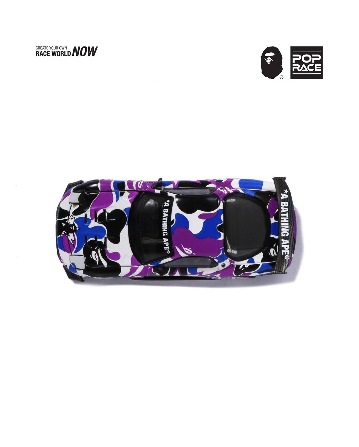 POP RACE x BAPE Mazda RX-7 FD3S Bathing Ape Hong Kong Store Exclusive