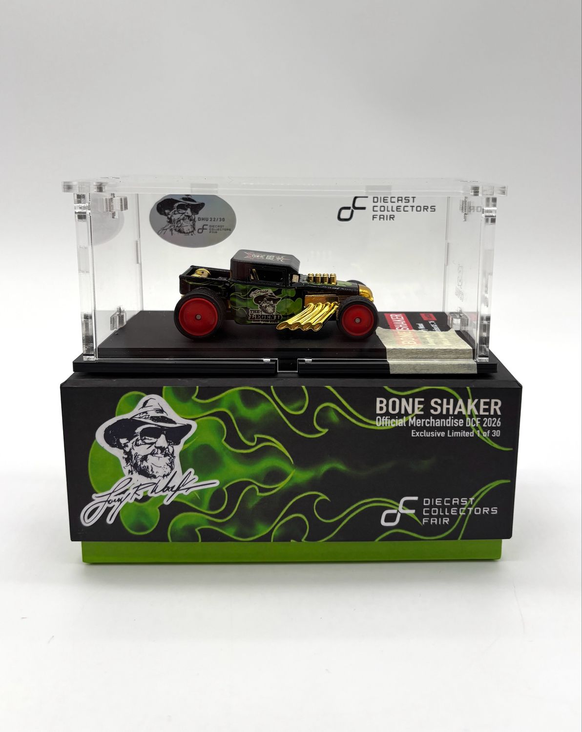 Larry Wood Custom Hot Wheels Bone Shaker Official Merchandise | 2026 Diecast Collectors Fair