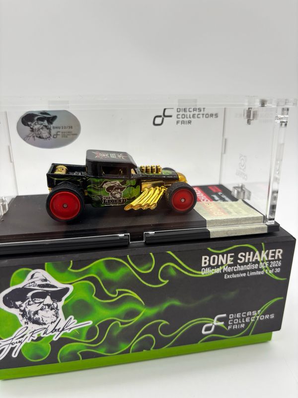 Larry Wood Custom Hot Wheels Bone Shaker Official Merchandise | 2026 Diecast Collectors Fair