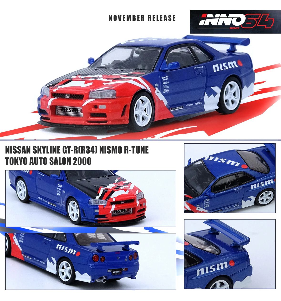 INNO64 Nissan Skyline GT-R (R34) Nismo R-Tune Tokyo Auto Salon 2000