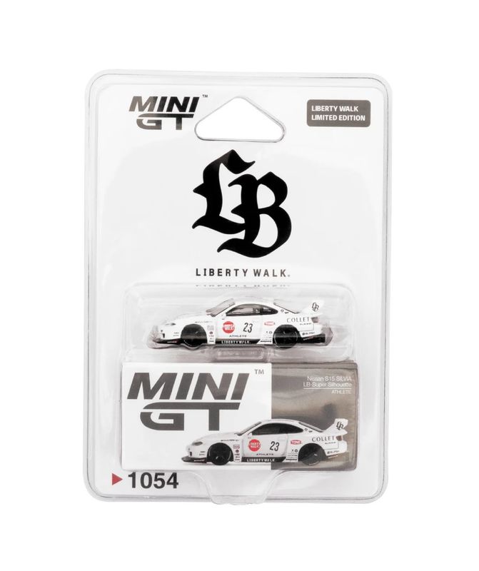 #1054 MINI GT Nissan Silvia S15 LB-Super Silhouette Athlete Collet LBWK | Liberty Walk Store Exclusive