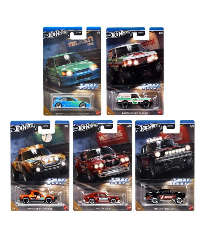 2024 Hot Wheels Speed Graphics Silver Series Set of 5
