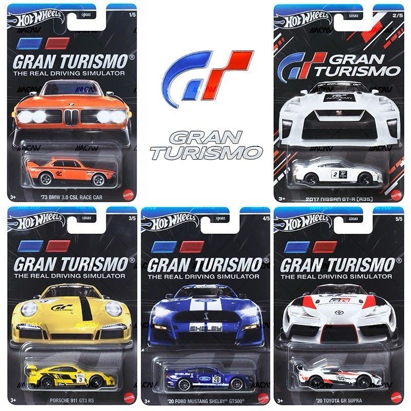 2024 Hot Wheels Silver Series Gran Turismo Set of 5