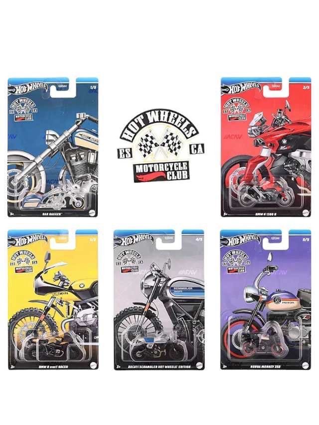 Hot Wheels Motorcycle Club Set of 5