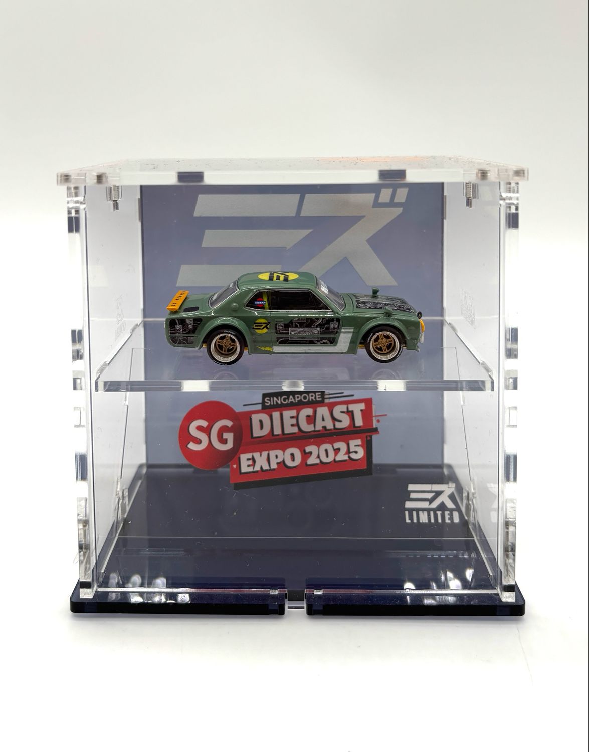 Mizu Diecast 1972 Nissan Skyline 2000GT-R (KPGC10) Green Kaidohouse Custom | 2025 Singapore Diecast Expo