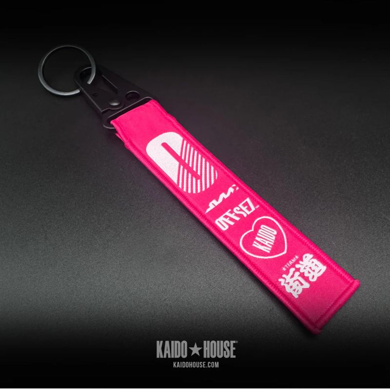 KAIDOHOUSE Pink Jet Tag Keychain