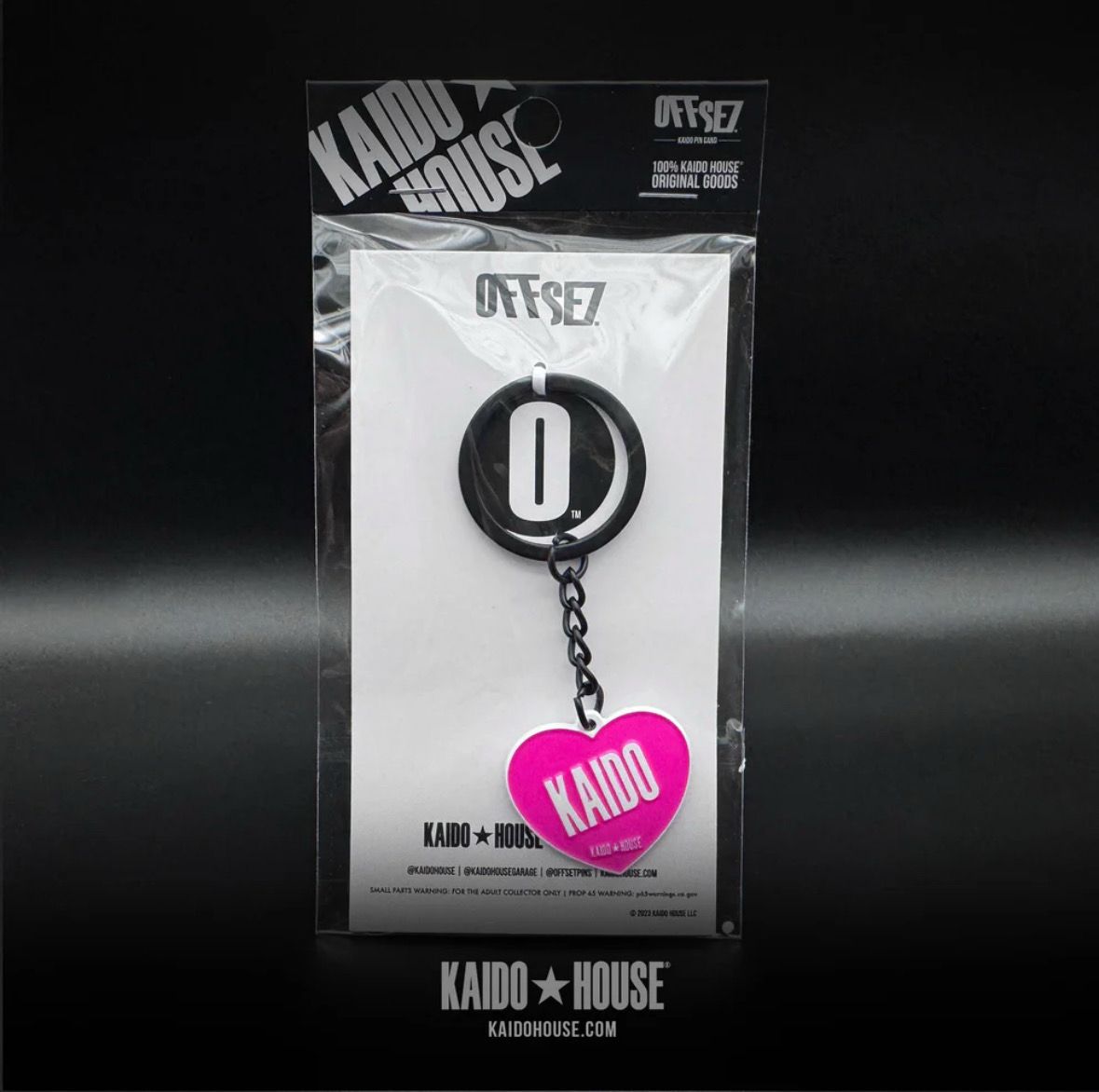 [PREORDER] KAIDOHOUSE Pink Heart Enamel Keychain