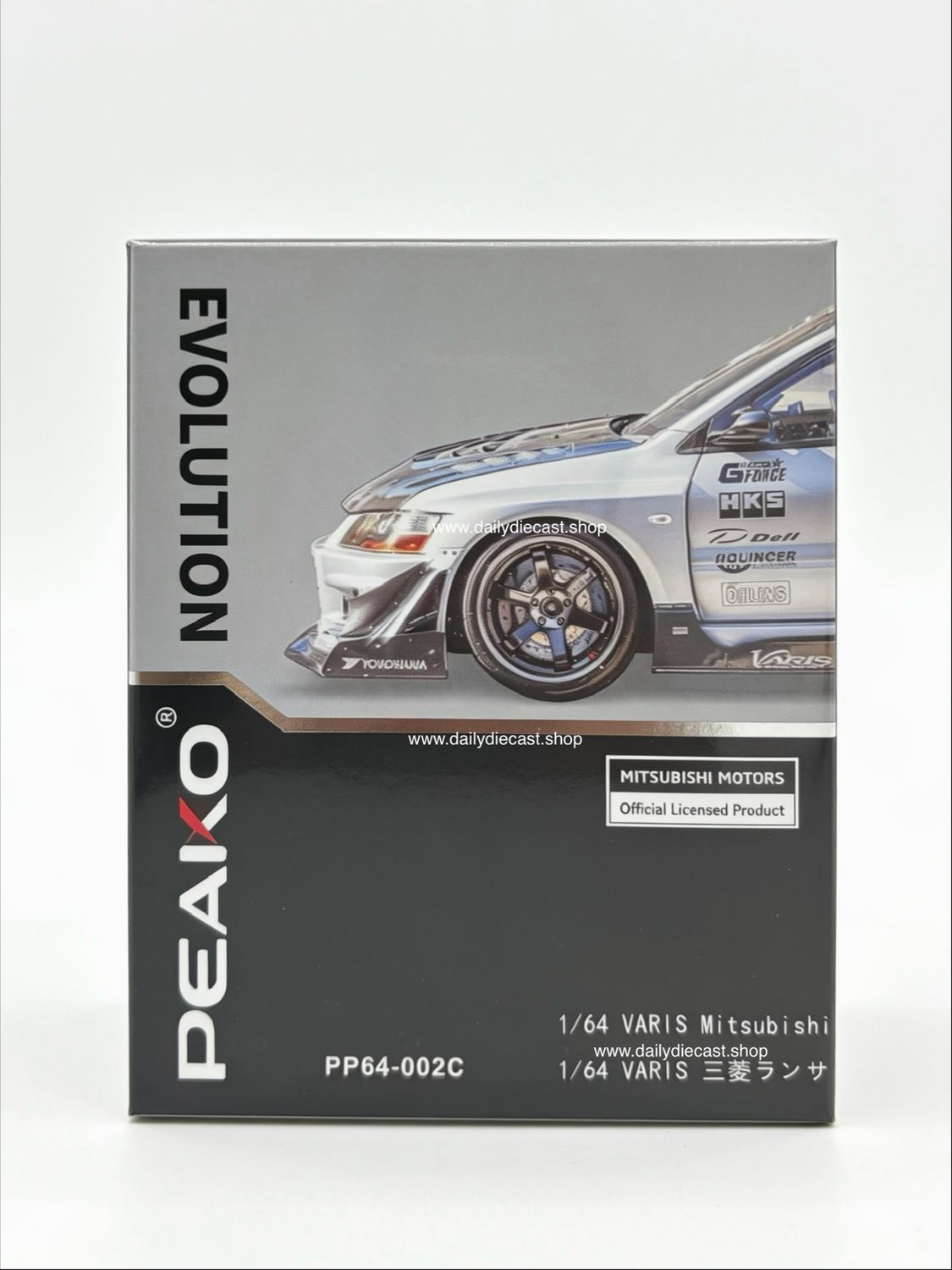 PEAKO x PP Model Lancer Evolution IX Varis Silver PEAKO x PP Model Lancer Evolution IX Varis Silver