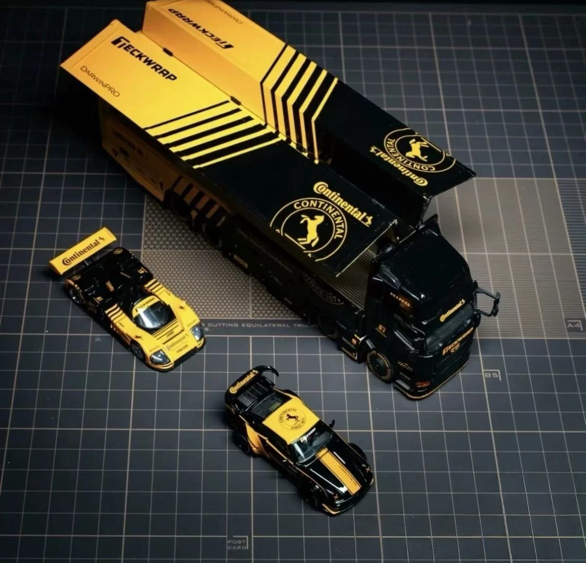 [PREORDER] GCD x INNO64 x PGM Continental x Teckwrap Livery Truck / Mazda 787B / RWB | 2026 Hobby Expo China