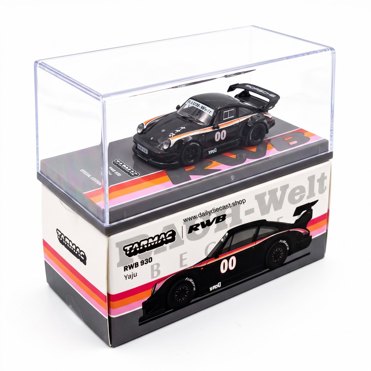 2025 Tarmac Works Porsche RWB 930 Yaju Taiwan 7-11 Exclusive