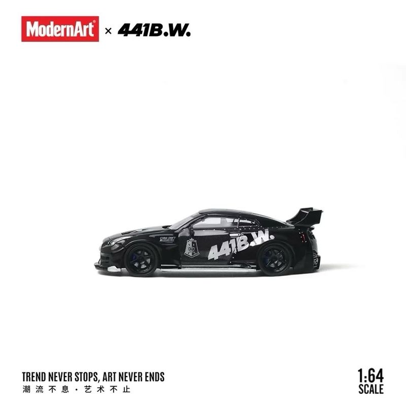 ModernArt x 441B.W Nissan R35 LB Black Drift Bear Livery