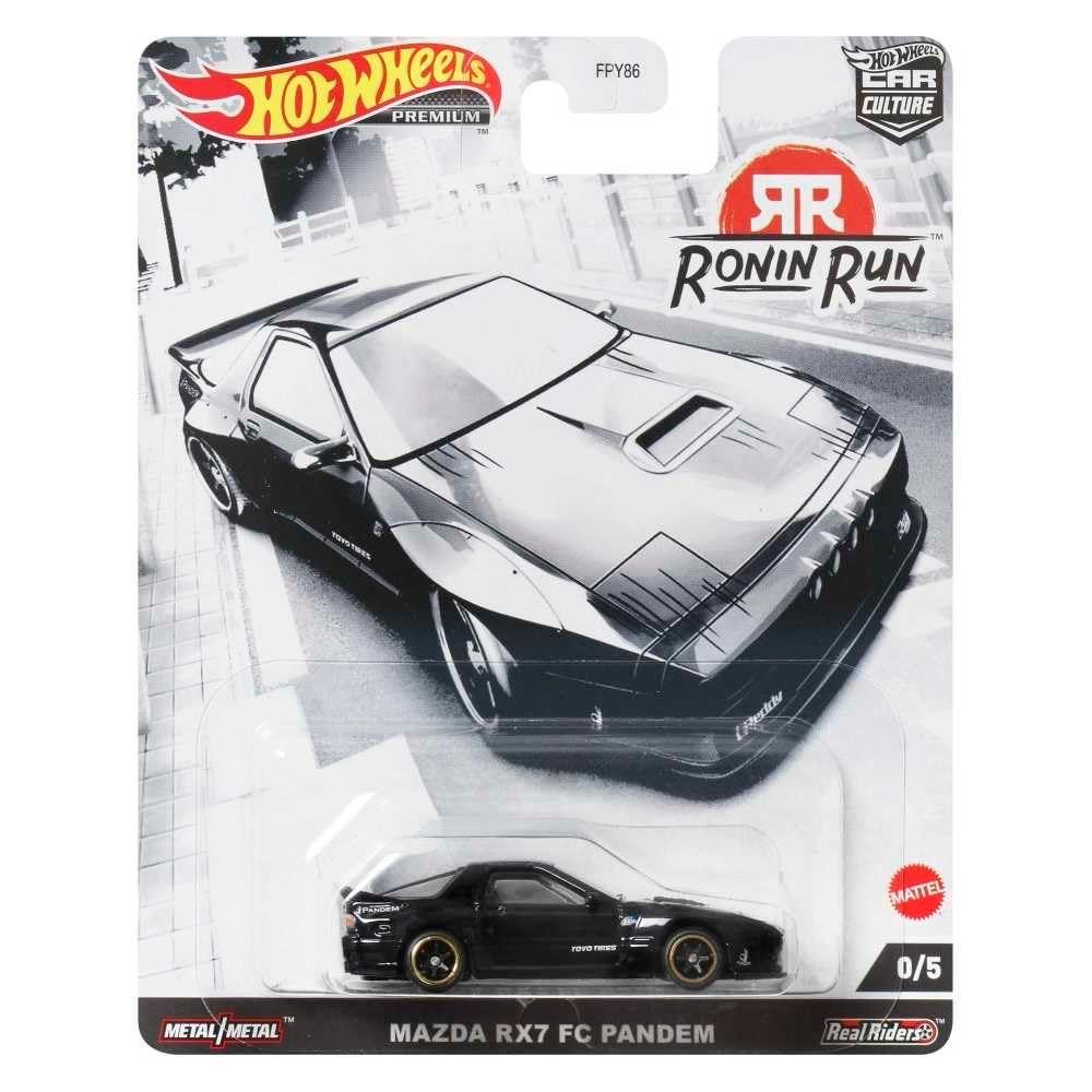 Hot Wheels Premium Car Culture Ronin Run Series Mazda RX7 FC Pandem Black Chase
