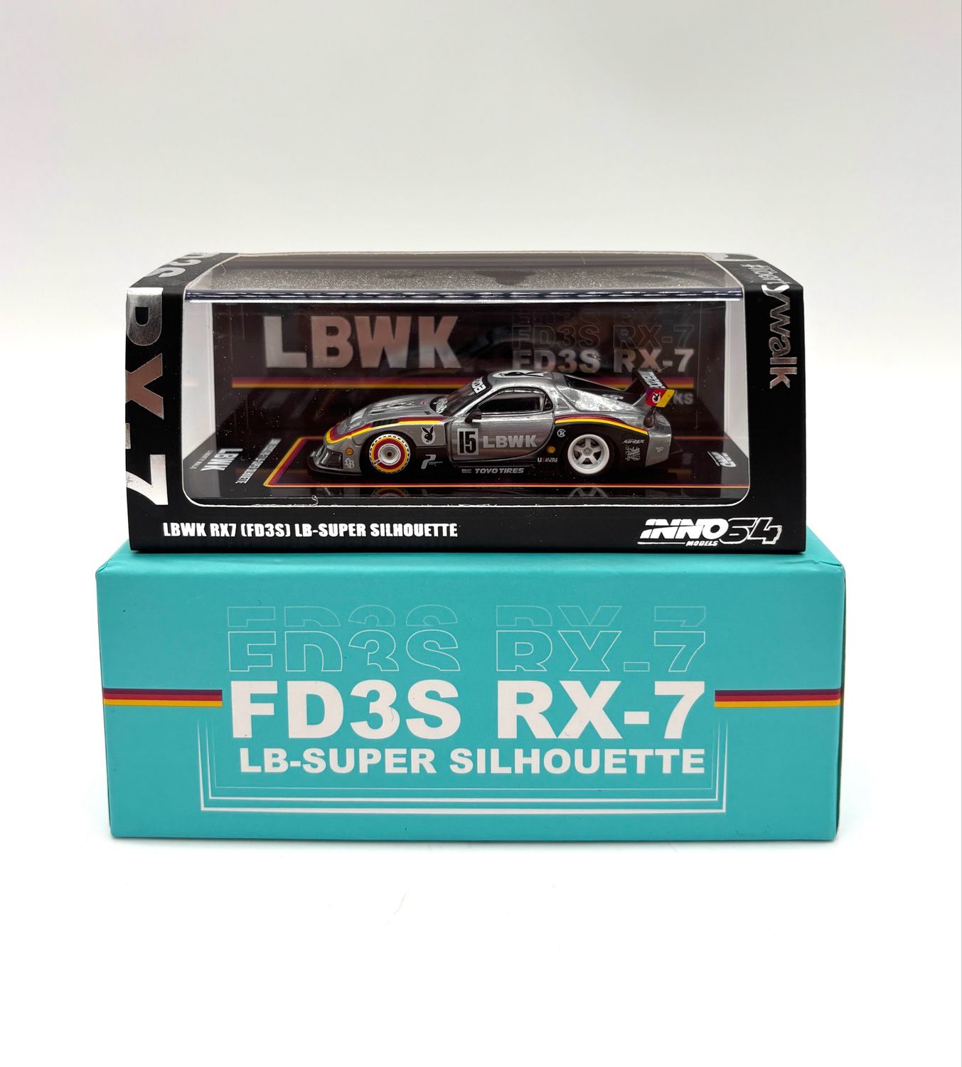 INNO64 LBWK RX7 (FD3S) LB-Super Silhouette Zamac Chase | 2024 Hobby Expo China