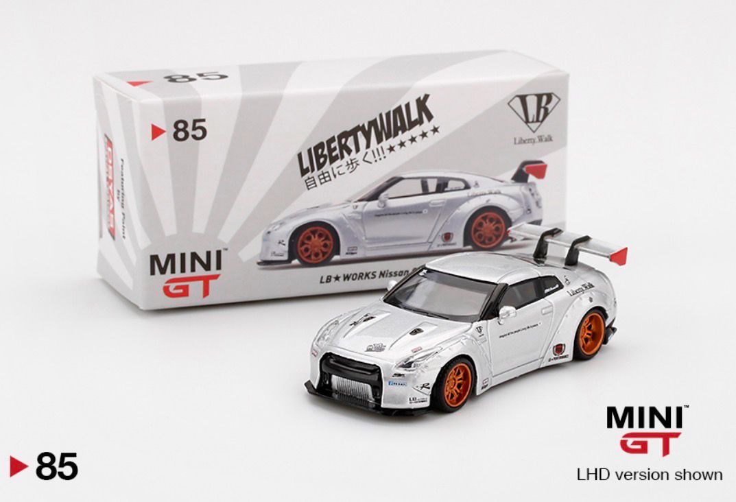 [UNSEALED] #85 MINI GT LB★WORKS Nissan GT-R Magic Pearl