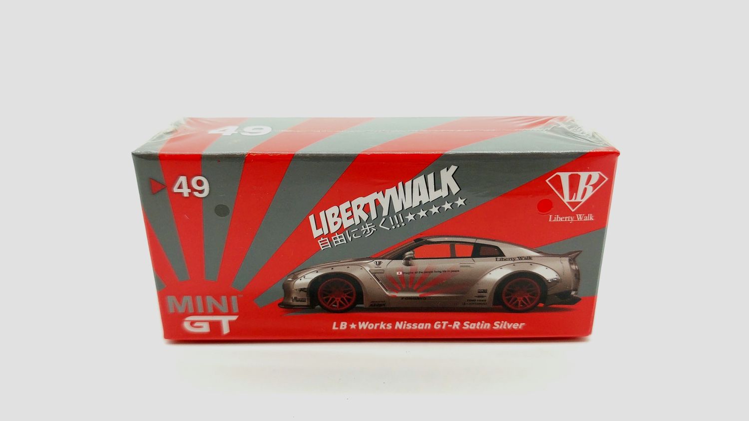 #49 MINI GT LB★WORKS Nissan GT-R Satin Silver