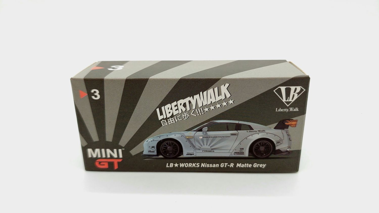 [UNSEALED] #3 MINI GT LB★WORKS Nissan GT-R