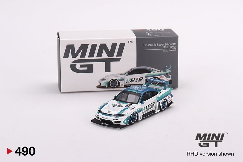 [UNSEALED] #490 MINI GT LB-Super Silhouette S15 SILVIA Auto Finesse