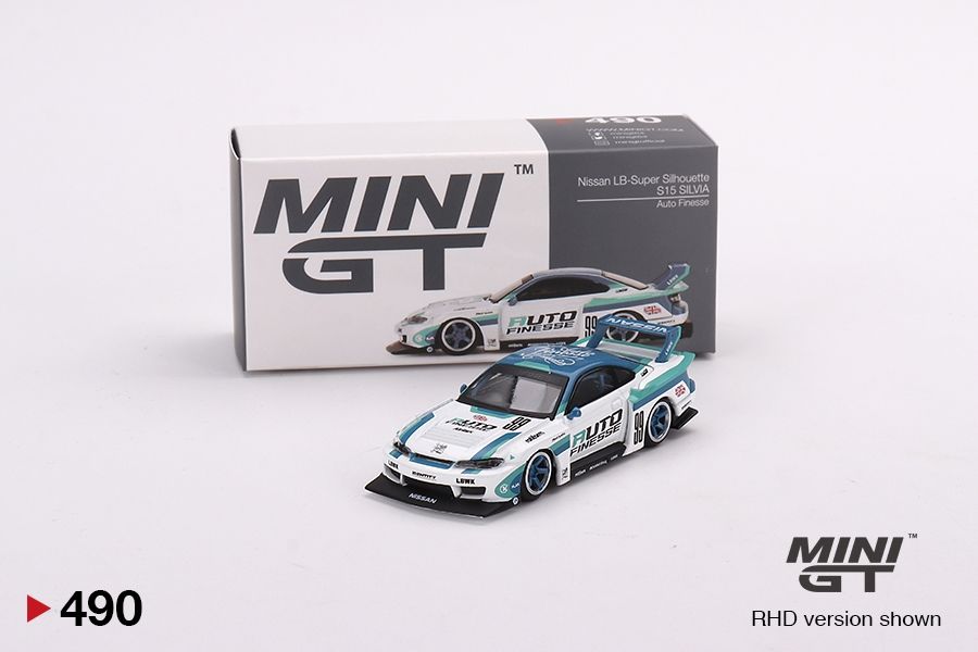 [UNSEALED] #490 MINI GT LB-Super Silhouette S15 SILVIA Auto Finesse
