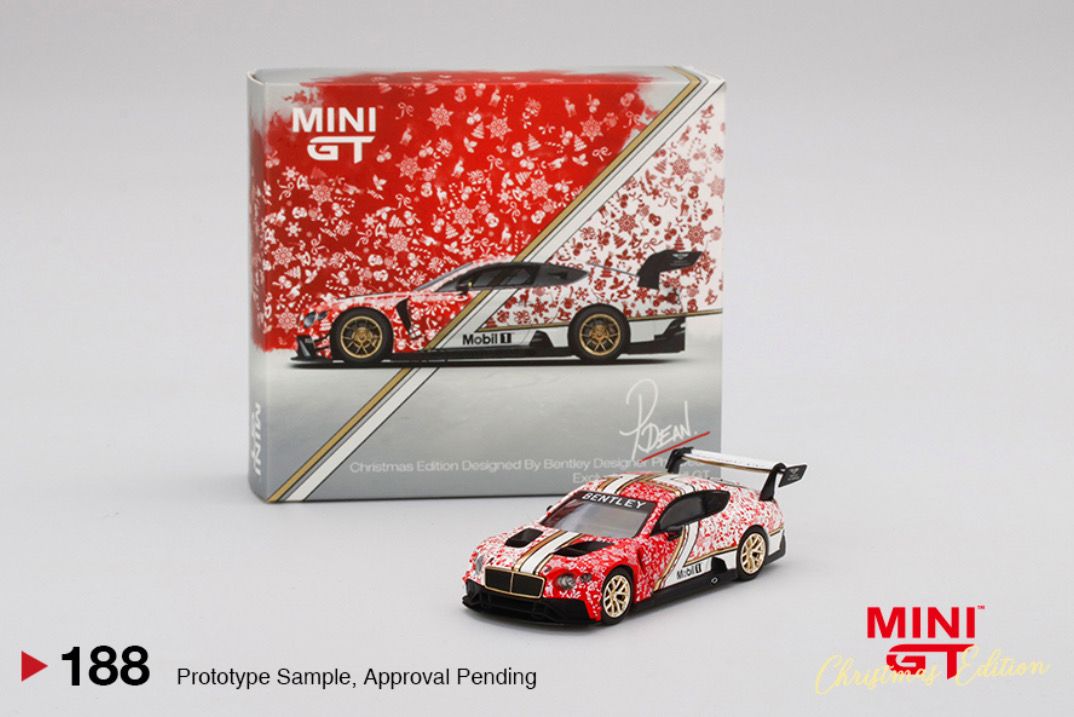 #188 Bentley Continental GT3 Christmas Edition 2020 (Signed)