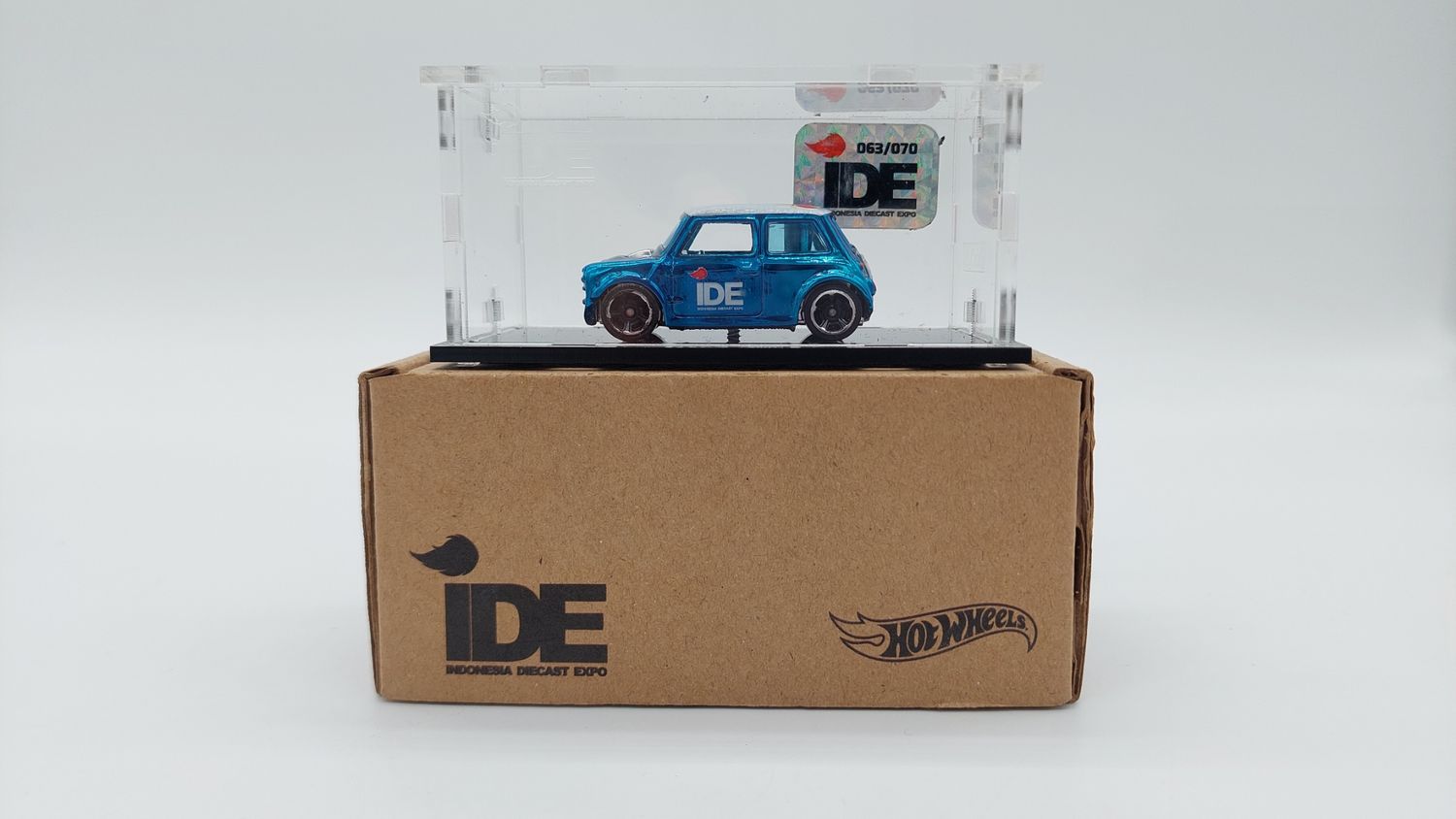 Chrome Blue Mini Cooper Custom Hot Wheels | 7th Indonesia Diecast Expo